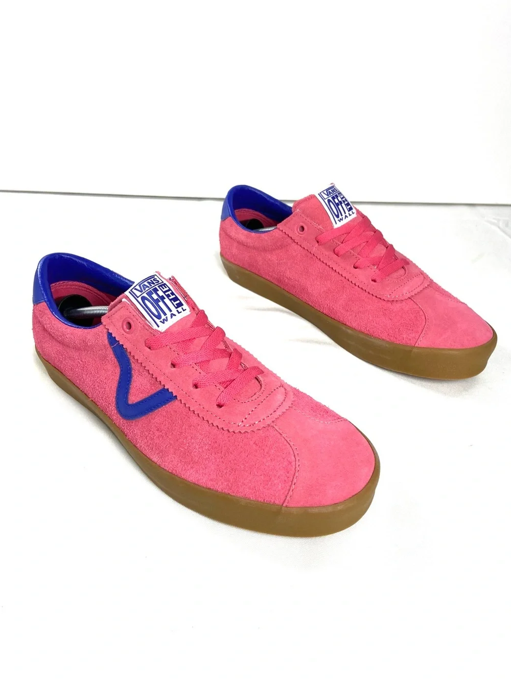 Vans Sport Low Bambino Honeysuckle Pink Gum Suede Men’s 10.5 751505 NWOB